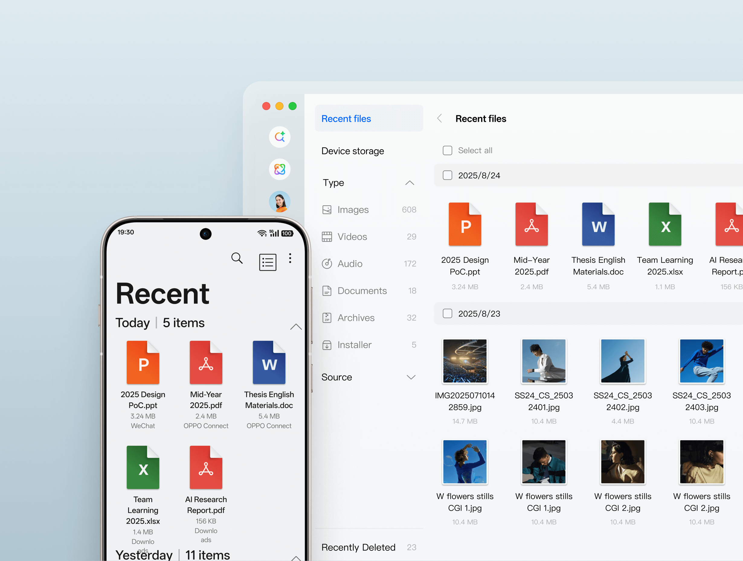 File management preview